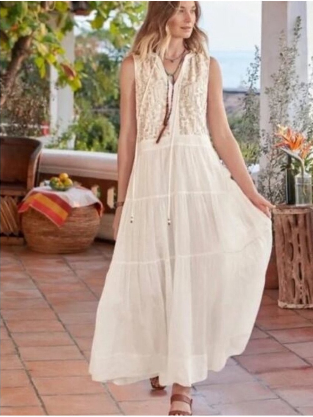 Sundance Verity Embroidered Dress